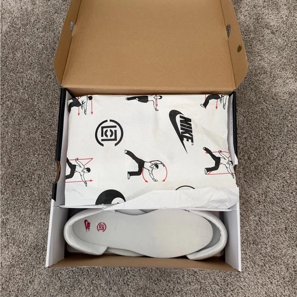 Nike x CLOT Cortez SP “Forrest Gump” White Royal Red Men’s Sz 12 NWT DS - Picture 6 of 9